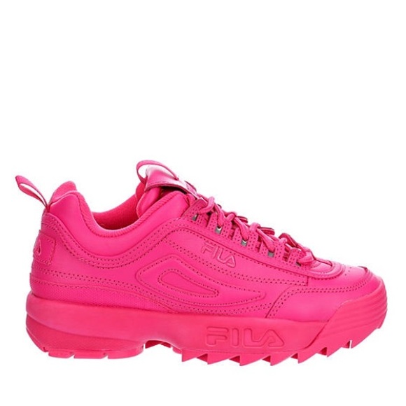 BRAND NEW FILA DISRUPTOR II PREMIUM BRIGHT PINK - Picture 2 of 10